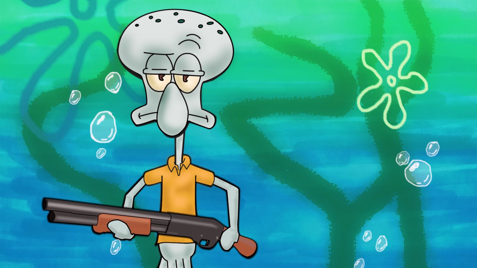 Squidward Tentacles Pelajaran Hidup 