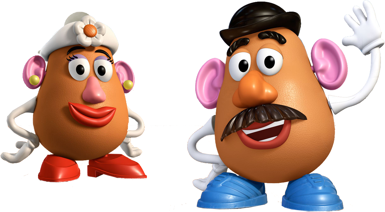 Mr. Potato Head bagian tubuhnya bisa berubah