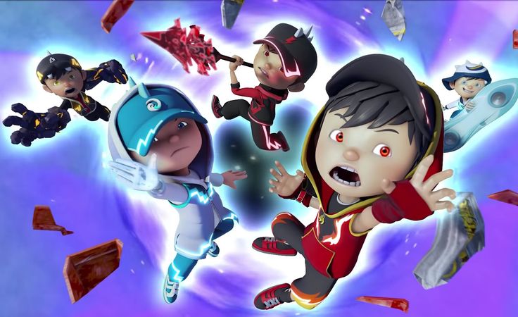 BoBoiboy Dengan Berbagai Kuasa Elemen