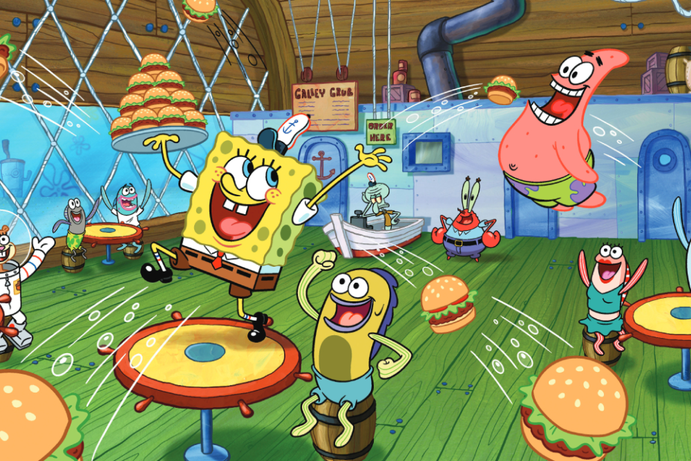 Spongebob Squarepants Persahabatan di Bikini Bottom